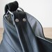 Baby Ruche Bag in Black Leather - Made to Order - RESERVED
