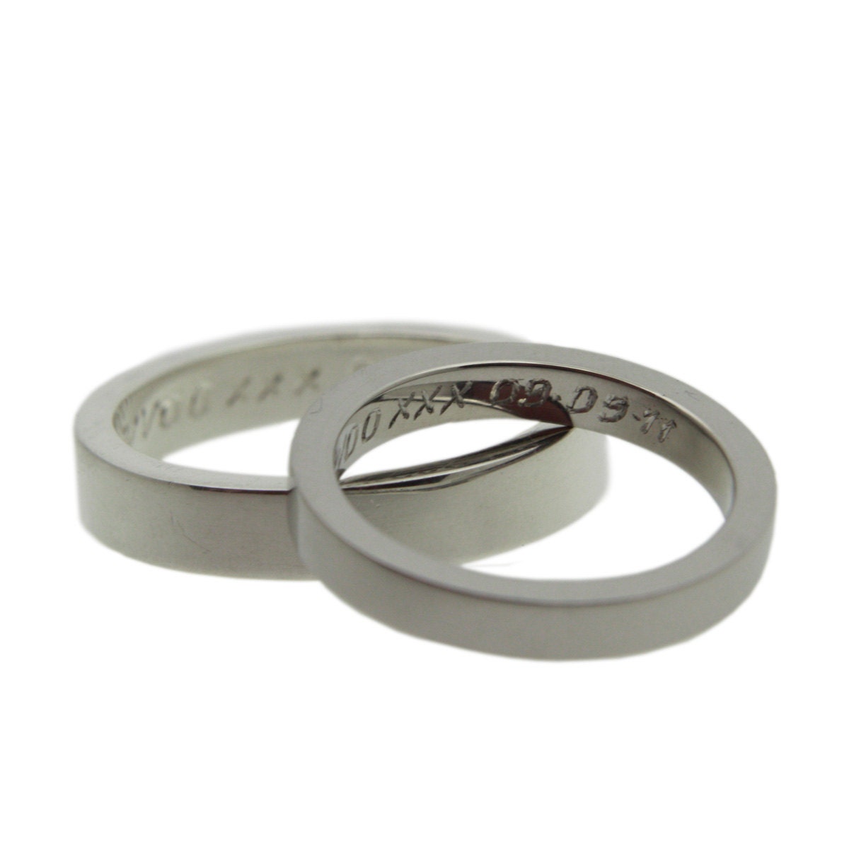Hand Engraved Bands. Silver or Gold Personalised Rings. Handmade Wedding Bands.