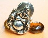 Buddha Ring Jewelry Sterling Silver