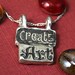 Create Art Necklace in Sterling Silver Personalized