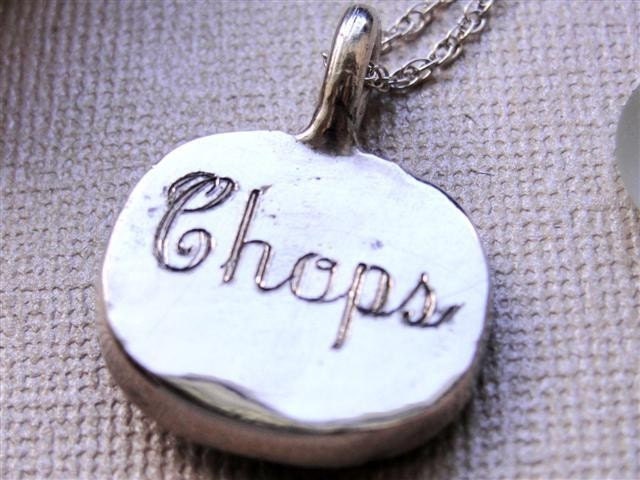 Dog Nose Necklace Personalized Sterling Silver Small Dog