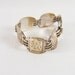 Vintage 40s 50s France Souvenir Crest Montereau Link Bracelet Jewelry