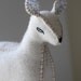 little deer in wool and blue cotton...