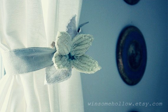clothespin flower. recycled yellow chenille. ready to ship.