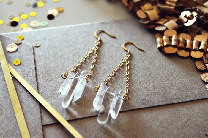 Gold and Quartz Droplets