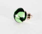 Tie Tack Green Black Necktie Accessories Lapel Pin Gifts for Men Him Dad