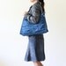 Diaper Bag / Euphoria in Teal / Outside Pockets / Pleated Bag / Shoulder Bag / Travel Bag / Large / Cross Your Body / Choose your Color