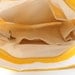 Fora Bag in Yellow & White Stripes Pleated Bag / Summer Fashion / ZIPPER TOP CLOSURE / Messenger Bag / Shoulder / Large / Cross Body Bag