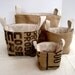 Nesting Burlap Bucket Pattern