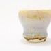 Porcelain Teacup Gold Pink Cream Lilac Crystalline Glaze Ceramic Yunomi