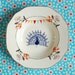 SALE The peacock, flowers and bunting plate