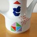 Large birds and triangles teapot