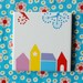 Small screenprinted tile L'amour toujours