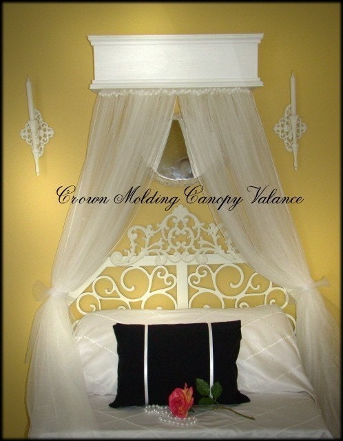 Window or Bed Valance Custom Cornice Canopy by SoZoeyBoutique