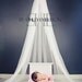 Nursery Crib Crown Canopy Photo Prop PRINCESS PINK Bow Hanging Bed Mosquito Netting SALE