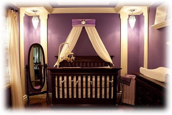 Bed Crown Canopy Teester Princess Lavender Purple Silver Personalized FREE Upholstered SaLe