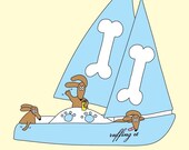 Bone Voyage Goodbye Card by She's SO Creative (TC109)