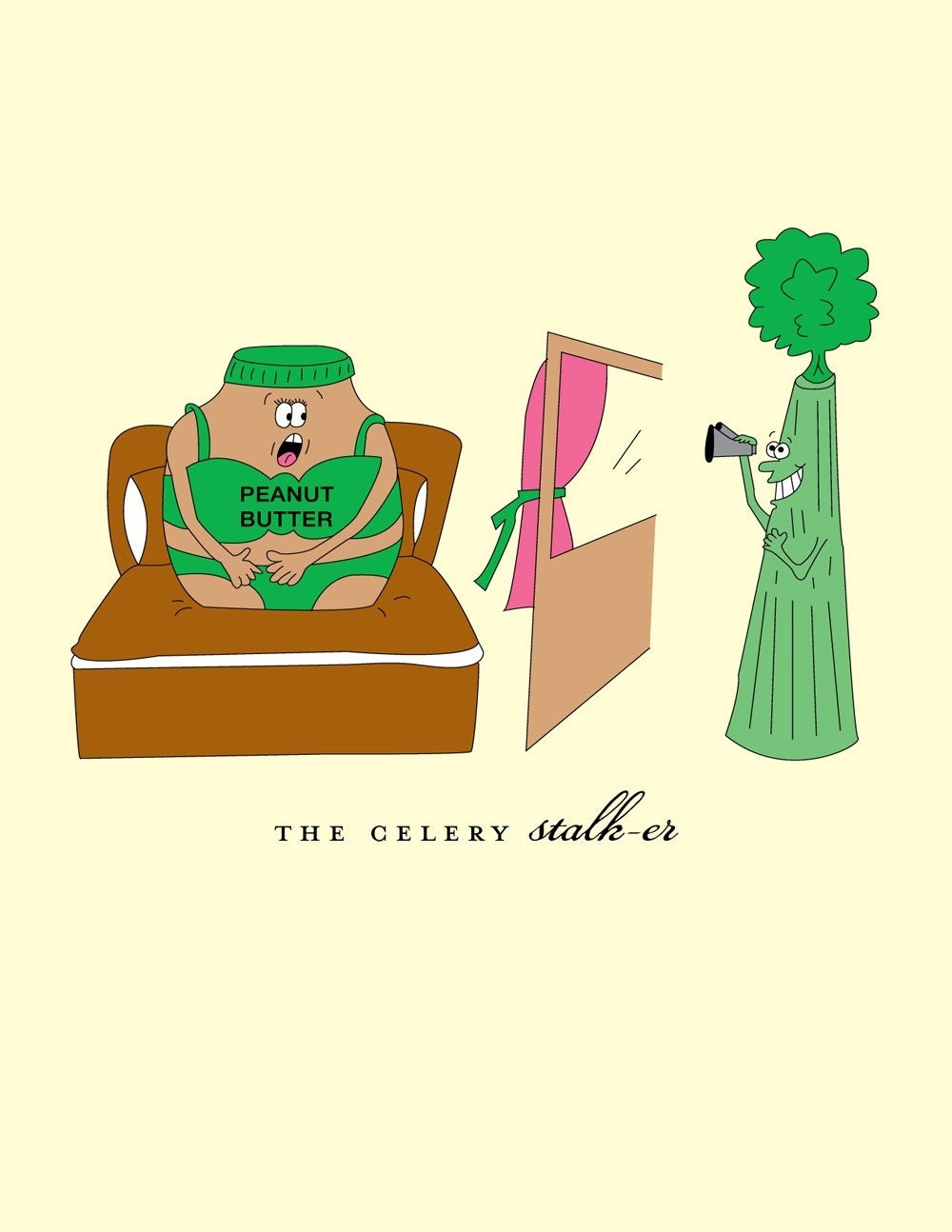 Celery Stalker Peanut Butter Anniversary Card (LC168A)