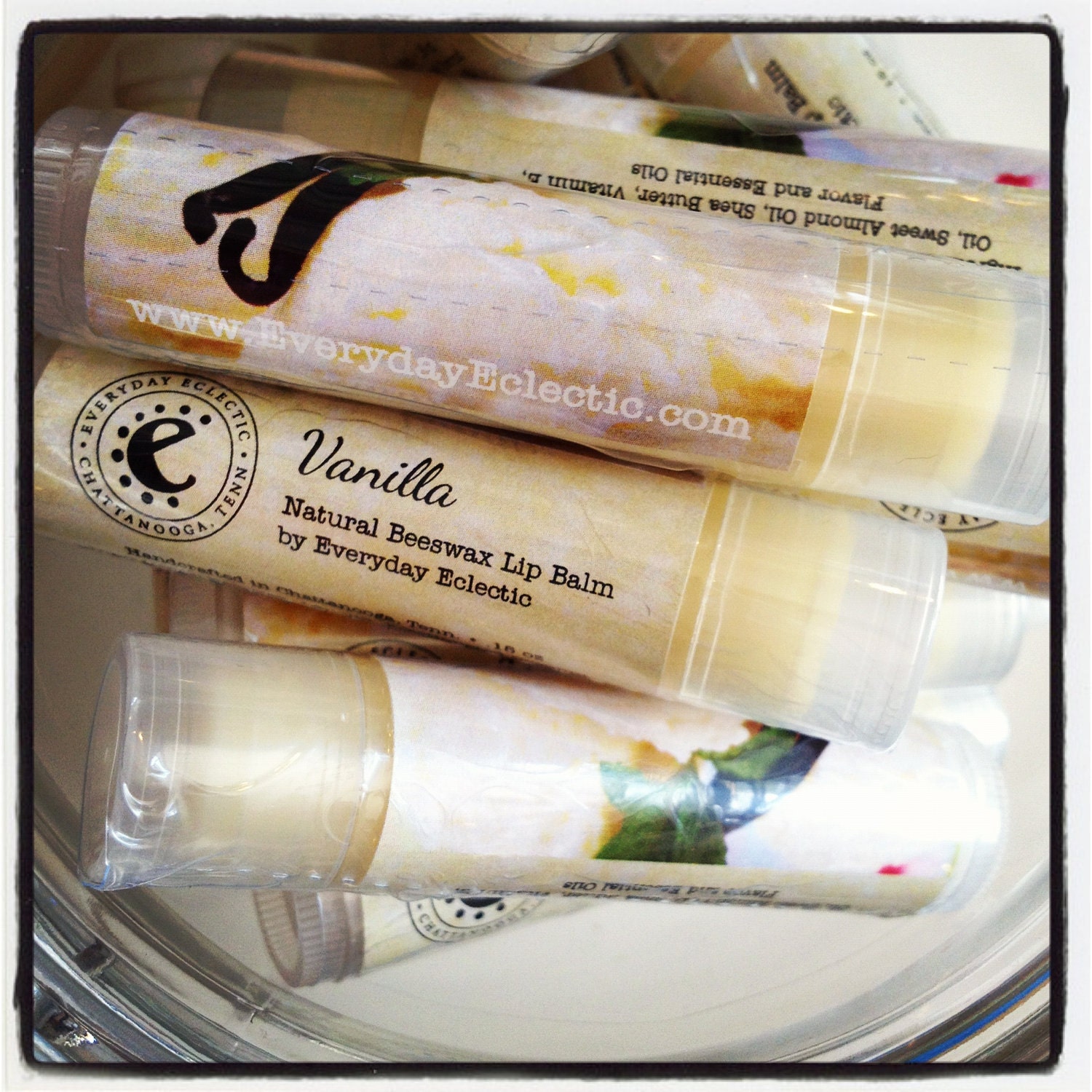 Natural Beeswax Lip Balm - Vanilla