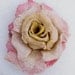 DISCOUNT -15 PERCENT Felted rose brooch from wool and silk in a handmade box