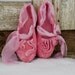 Women house shoes - Women felted wool slippers SUSAN'S PINK DREAM