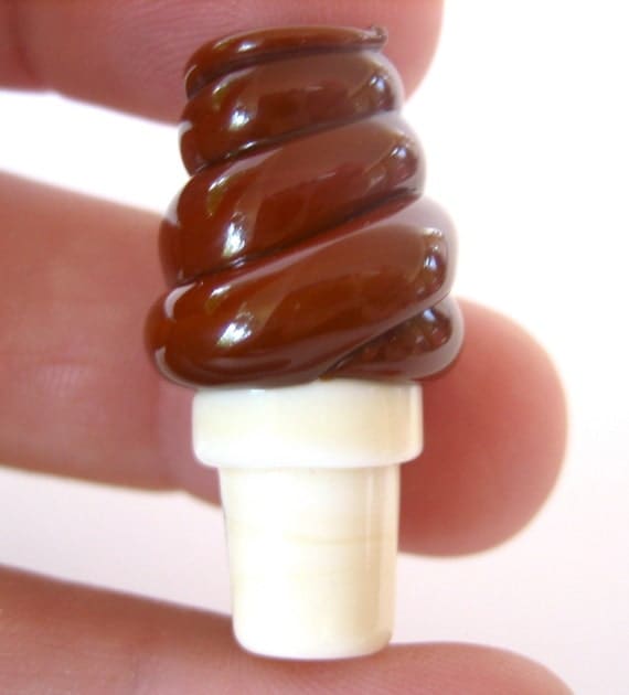 Chocolate Dipped Dairy Queen Swirl Ice Cream Cone by elliemacmac