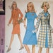 Vintage 70s A Line Dress & Coat Pattern McCall's 2726 Bust 36 Factory Folded