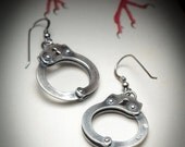 Big Hand cuff earrings-sterling silver