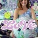 LOVE by Amy Butler, Water Bouquet in mint, 1 yard