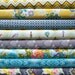 LillyBelle by Bari J, Fat Quarter Set in Cool Sunrise