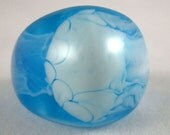 Another Clear blue sky swirl ring Size 6.5
