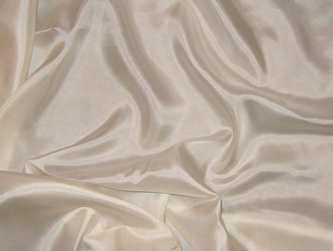 CREAM China Silk HABOTAI Fabric - 1/2 Yard