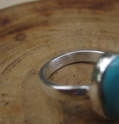 Nacozari Turquoise Sterling Silver Stacking Ring