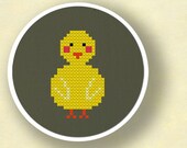 Cute Chick. Cross Stitch PDF Pattern
