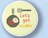 Let's Get Cookin. Cross Stitch Pattern. PDF File