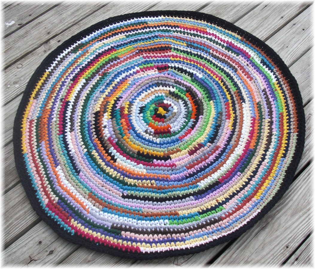 Round Rag Rug 40 inches