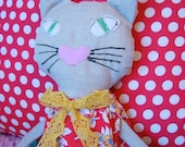Feedsack Feline - Purrrfect Ruby