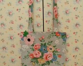 Terrific Tote Bag - Peach Posy