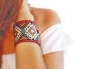 Huichol authentic beaded Bracelet Ethnic Jewelry collection