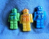 Kid's Soap - Bright Robot Soap Set