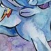Rainbow Dash Print of Watercolor Painting by Jen Tracy - My Little Pony Friendship is Magic - Dazzling Dash