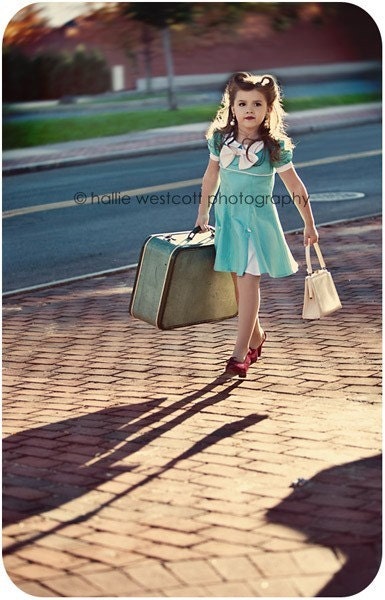 1940s 1950s Child Size Dress Made to Size