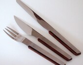 Elegance Danish Modern Vintage 3 Piece Carving Knife Set