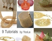 9 Wire Crochet Patterns how to crochet wire  jewlery PDF patterns crochet wire work yoola tutorials ebook jewelry instructions