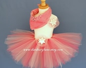 Cowgirl Birthday Tutu set, Toddler girls Halloween Costume, western dress up, you choose size 2t, 3t, or 4t -PINK COWGIRL BALLERINA