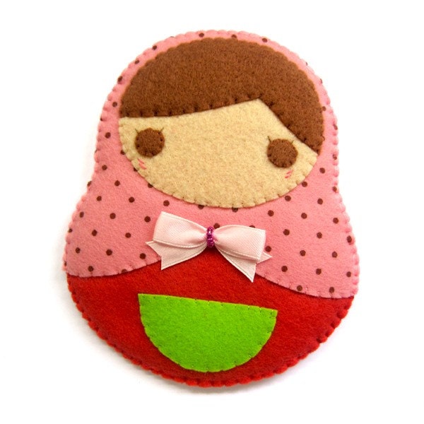 Matryoshka Doll Apple Polka Dots Red Camera iphone Gadget Case