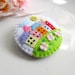 My Little Cute Colorful Neighbour Houses Brooch Pin 2