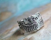 Commitment Ring, Lovers Jewelry, Wedding Band, Trust, in Fine Silver, Custom Word Jewelry, Couples Jewelry Size 5 6 7 8 9 10 11 12 13