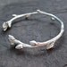 Budding Twig Cuff Bracelets - Set of 3 in Recycled Sterling