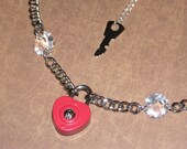 Locked Heart chain necklace